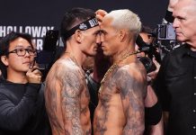 Max Holloway and Charles Oliveira, UFC 326