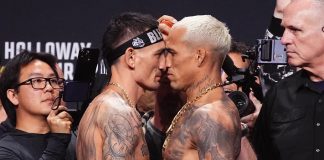 Max Holloway and Charles Oliveira, UFC 326