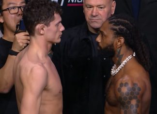 UFC Seattle: Lance Gibson Jr Stuns, Stops Chase Hooper Chase Hooper and Lance Gibson Jr., UFC Seattle