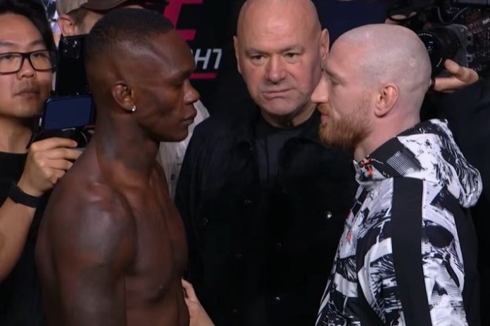 IzzyPyfer Israel Adesanya and Joe Pyfer, UFC Seattle