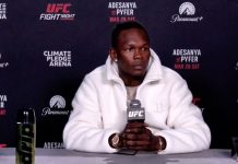 Israel Adesanya, UFC Seattle