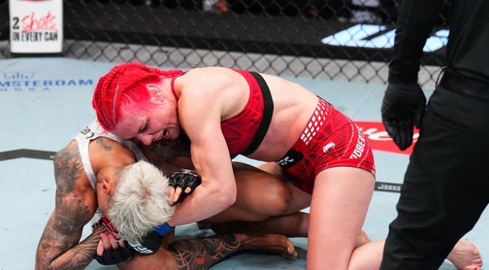 UFC Vegas 114: Gillian Robertson Grapples Way to Victory Over Amanda Lemos Amanda Lemos and Gillian Robertson, UFC Vegas 114