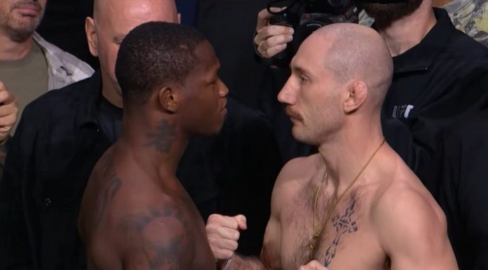 UFC Seattle: Terrance McKinney Refuses to Leave First Round, Stops Kyle Nelson Terrance McKinney and Kyle Nelson, UFC Seattle