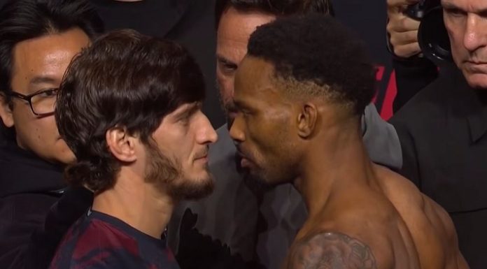 UFC London: Movsar Evloev Moves to 20-0 with Win Over Lerone Murphy Movsar Evloev and Lerone Murphy, UFC London