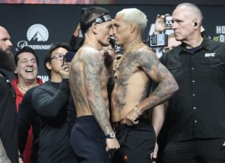 Max Holloway and Charles Oliveira, UFC 326