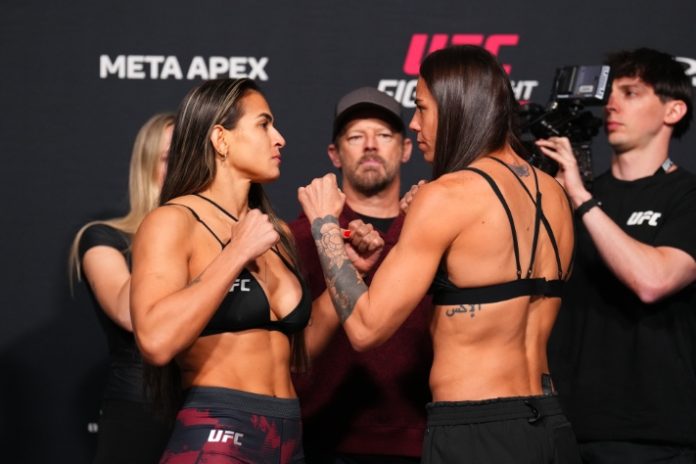 UFC Fight Night: Emmett v Vallejos Weigh-in Bia Mesquita and Montserrat Rendon, UFC Vegas 114