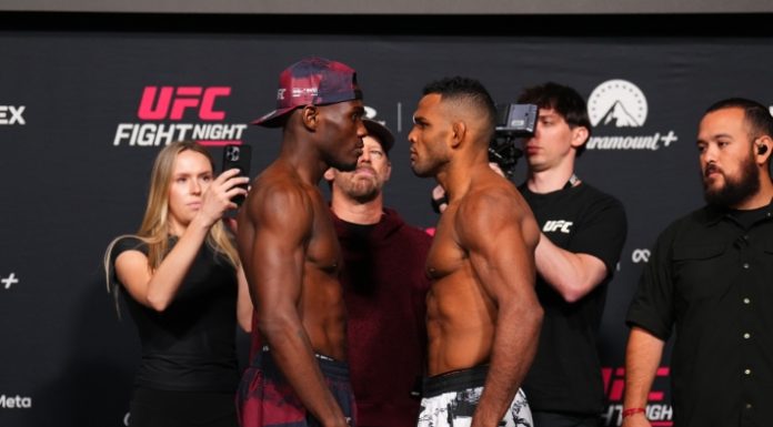 UFC Vegas 114: Debuting Manoel Sousa Knocks Out Bolaji Oki Bolaji Oki and Manoel Sousa, UFC Vegas 114