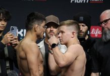 John Castaneda and Mark Vologdin, UFC Winnipeg