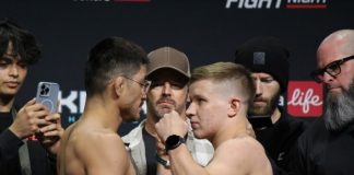 John Castaneda and Mark Vologdin, UFC Winnipeg