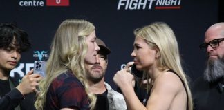 Melissa Croden and Darya Zheleznyakova, UFC Winnipeg