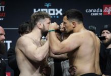 Tanner Boser and Gokhan Saricam, UFC Winnipeg