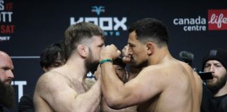 Tanner Boser and Gokhan Saricam, UFC Winnipeg