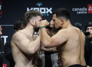 Tanner Boser and Gokhan Saricam, UFC Winnipeg