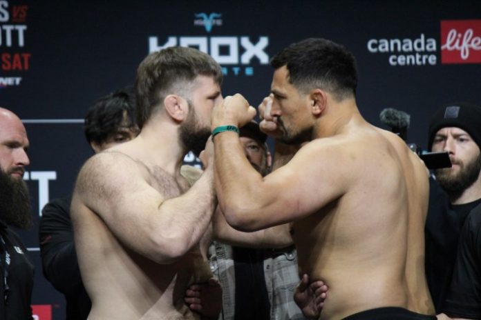 Tanner Boser and Gokhan Saricam, UFC Winnipeg