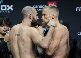 Julien Leblanc and Robert Valentin, UFC Winnipeg