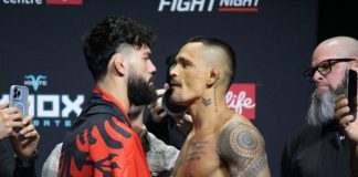 Dennis Buzukja and Marcio Barbosa, UFC Winnipeg