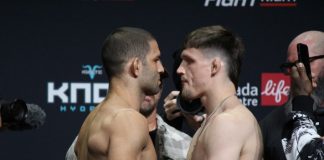 Thiago Moises and Guage Young, UFC Winnipeg