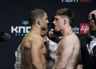 Thiago Moises and Guage Young, UFC Winnipeg