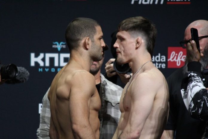 Thiago Moises and Guage Young, UFC Winnipeg