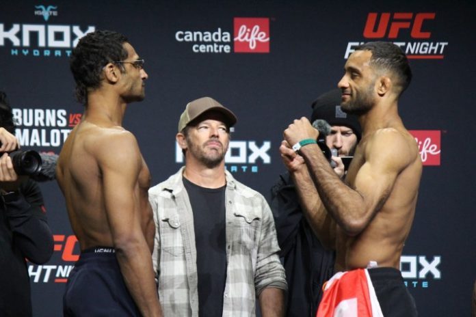 Mandel Nallo and Jai Herbert, UFC Winnipeg