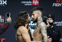 Kyler Phillips and Charles Jourdain, UFC Winnipeg