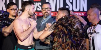 Darragh Kelly and Jay Jay Wilson, UFC Winnipeg