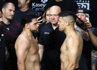 Kelvin Gastelum and Vicente Luque, UFC 327