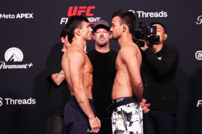 UFC Fight Night: Moicano v Duncan - Weigh-in Alessandro Costa and Stewart Nicoll, UFC Vegas 115