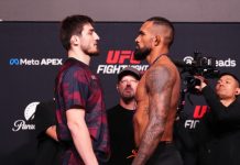 Abdul Rakhman Yakhyaev and Brendson Ribeiro, UFC Vegas 115