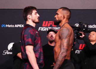 Abdul Rakhman Yakhyaev and Brendson Ribeiro, UFC Vegas 115