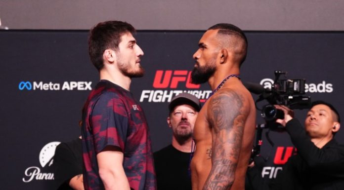 Abdul Rakhman Yakhyaev and Brendson Ribeiro, UFC Vegas 115