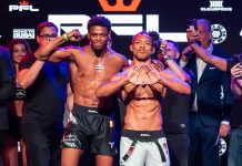 Patrick Habirora and Benson Henderson, PFL Brussels