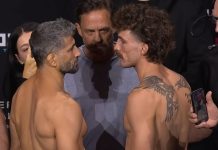 Beneil Dariush and Quillan Salkilld, UFC Perth