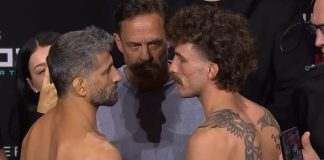 Beneil Dariush and Quillan Salkilld, UFC Perth