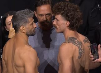 Beneil Dariush and Quillan Salkilld, UFC Perth
