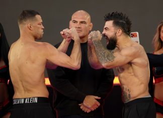 Nate Diaz and Mike Perry, MVP MMA 1