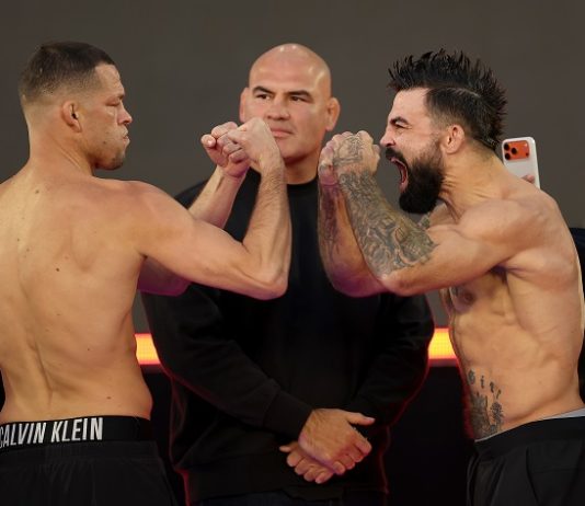 Nate Diaz and Mike Perry, MVP MMA 1