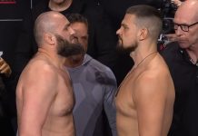 Shamil Gaziev and Brando Pericic, UFC Perth