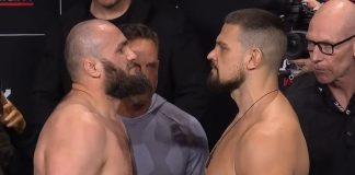 Shamil Gaziev and Brando Pericic, UFC Perth
