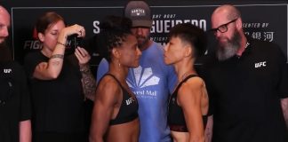 Angela Hill and Xiong Jing Nan, UFC Macau