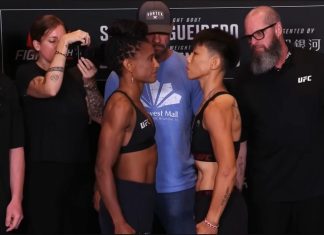 Angela Hill and Xiong Jing Nan, UFC Macau