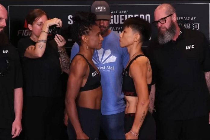 Angela Hill and Xiong Jing Nan, UFC Macau