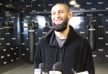 Khamzat Chimaev ahead of UFC 328