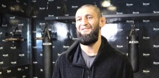 Khamzat Chimaev ahead of UFC 328