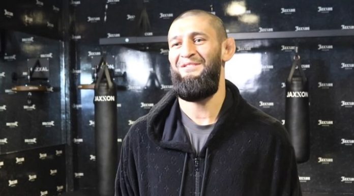 Khamzat Chimaev ahead of UFC 328