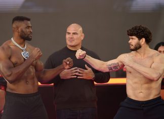 Francis Ngannou and Philipe Lins, MVP MMA 1