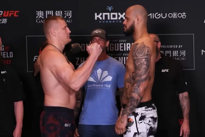 PavlovichTeixeira Sergei Pavlovich and Tallison Teixeira, UFC Macau