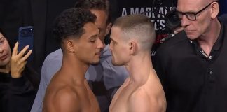 Marwan Rahiki and Ollie Schmid, UFC Perth