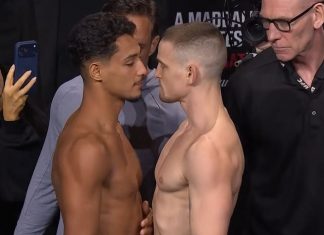 Marwan Rahiki and Ollie Schmid, UFC Perth