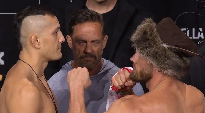 Cam Rowston and Robert Bryczek, UFC Perth